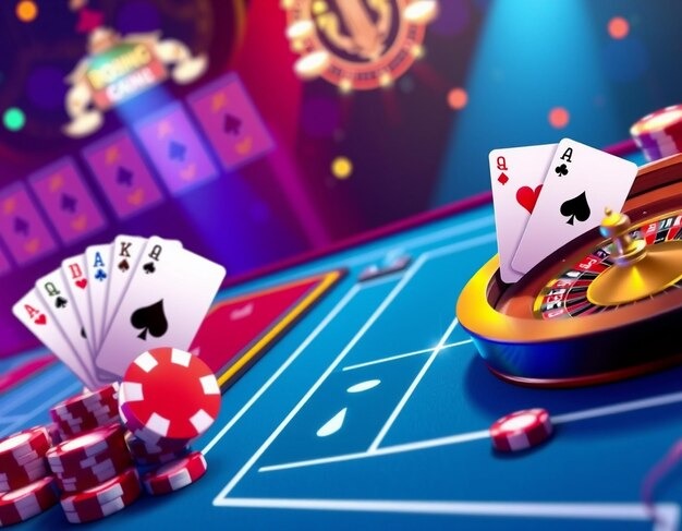 Live dealer Qiu Qiu table with multi-camera angles on okitoto